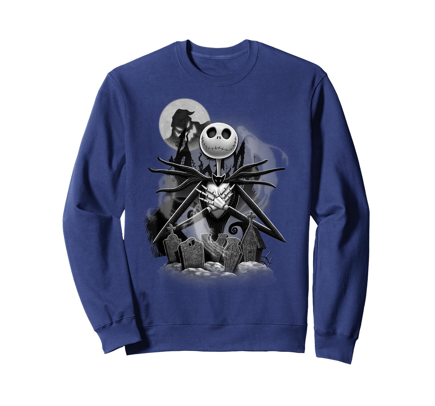 Disney - Nightmare Before Christmas Jack Night Scene T-Shirt
