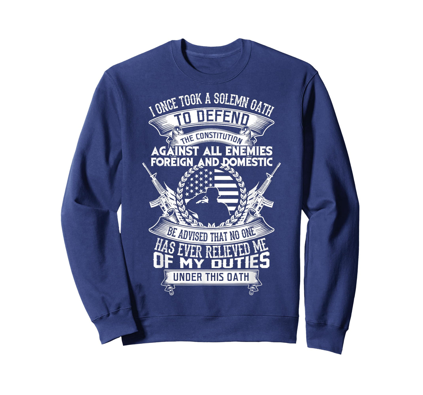 American Oath Defend The Constitution Army Veteran T-Shirt