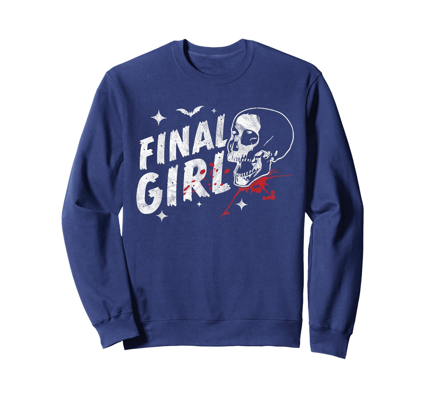 Final Girl Horror Movie Trope Slasher Film Skull Halloween T-Shirt