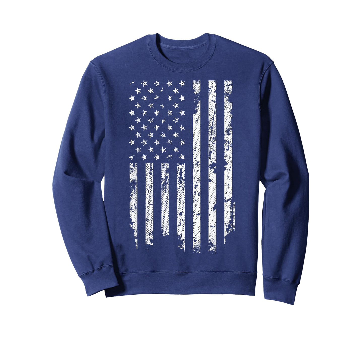 Distressed White American Flag T-Shirt T-Shirt