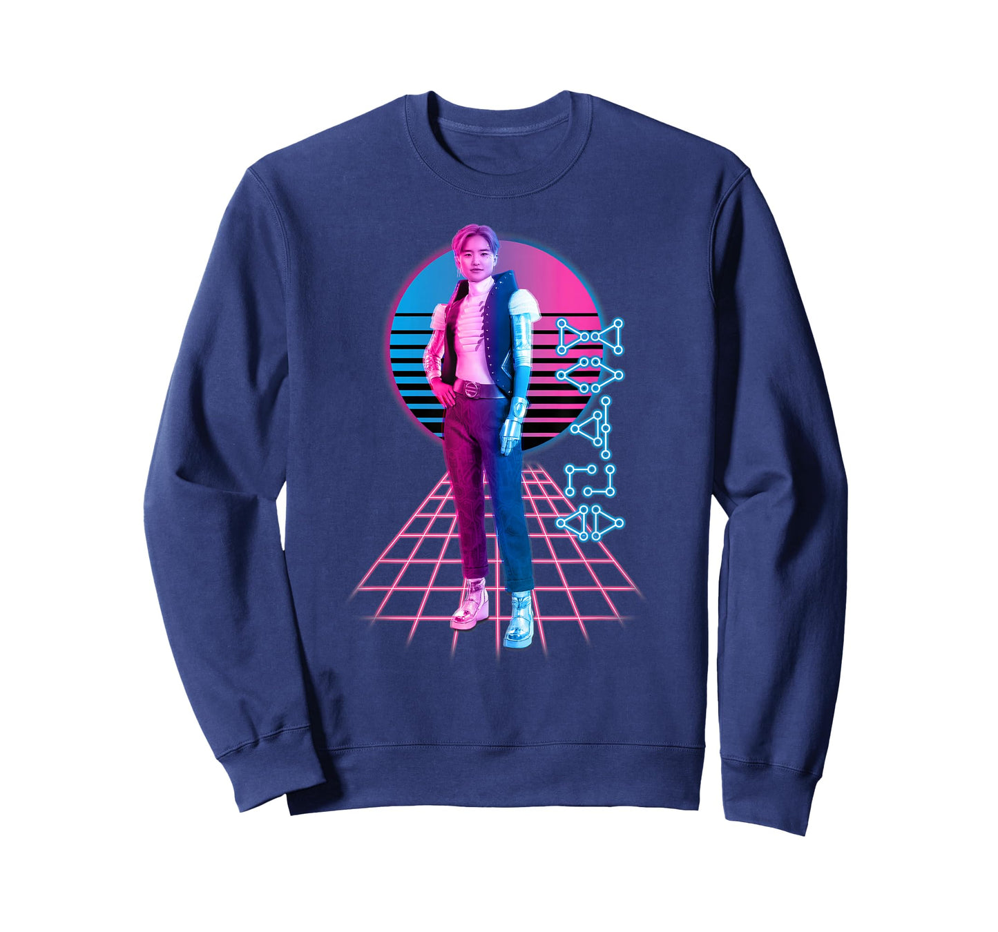 Disney Zombies 3 A-Spen Neon Standing Pose T-Shirt