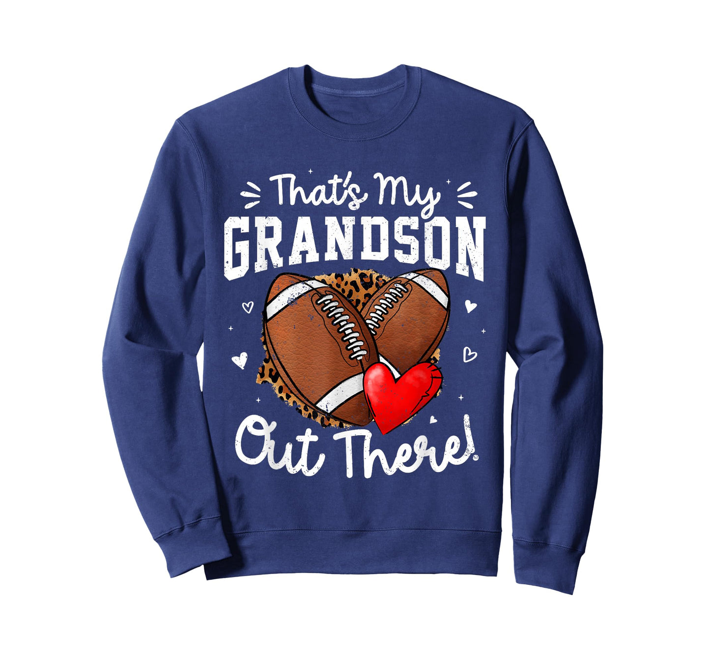 That's My Grandson Out There Funny Football Grandma T-Shirt