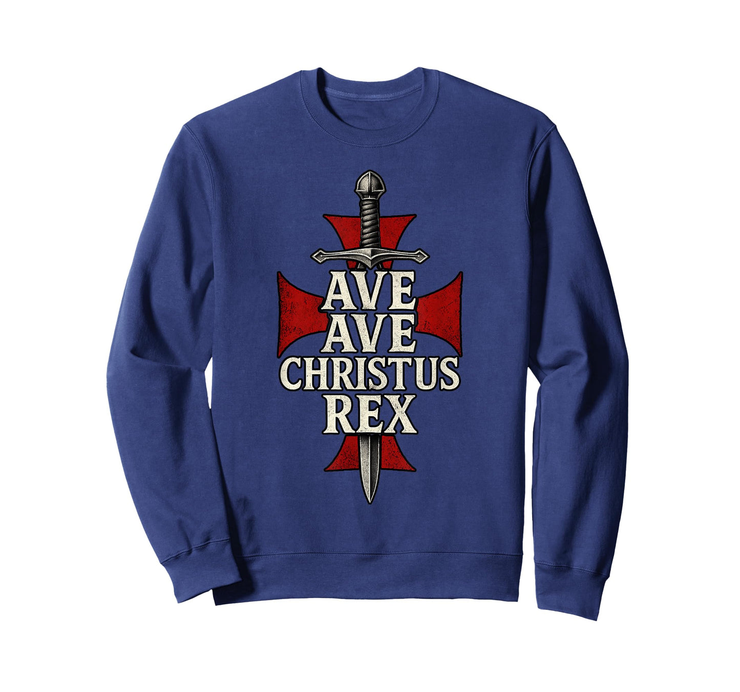 Ave Christus Rex – Powerful Catholic Faith Graphic Apparel T-Shirt