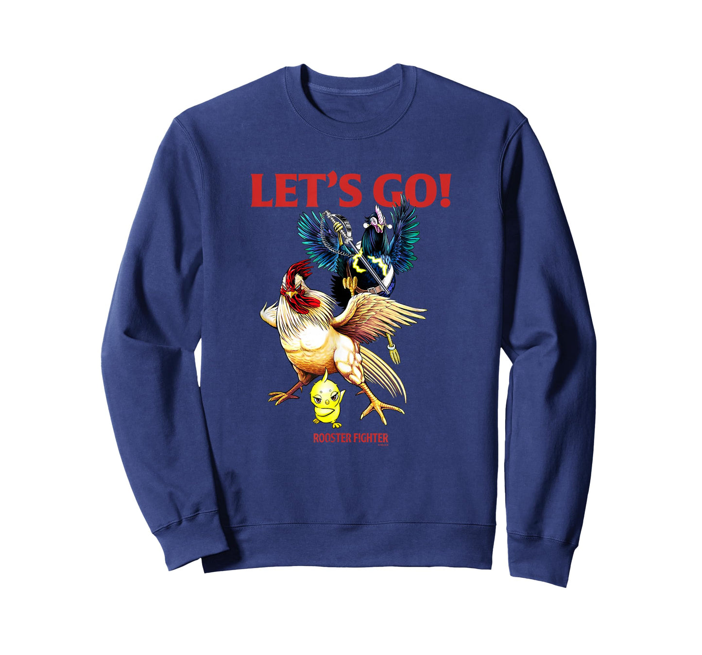 Rooster Fighter T-Shirt: Unisex-Adults, Black, Small, Short Sleeve, Classic Fit, Graphic Design
