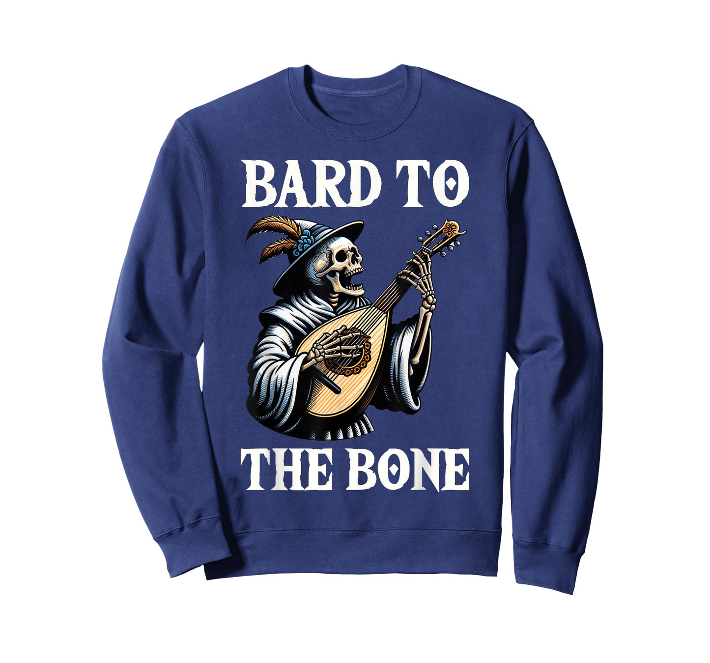 Funny Renaissance Festival Knight Bard To The Bone Design T-Shirt