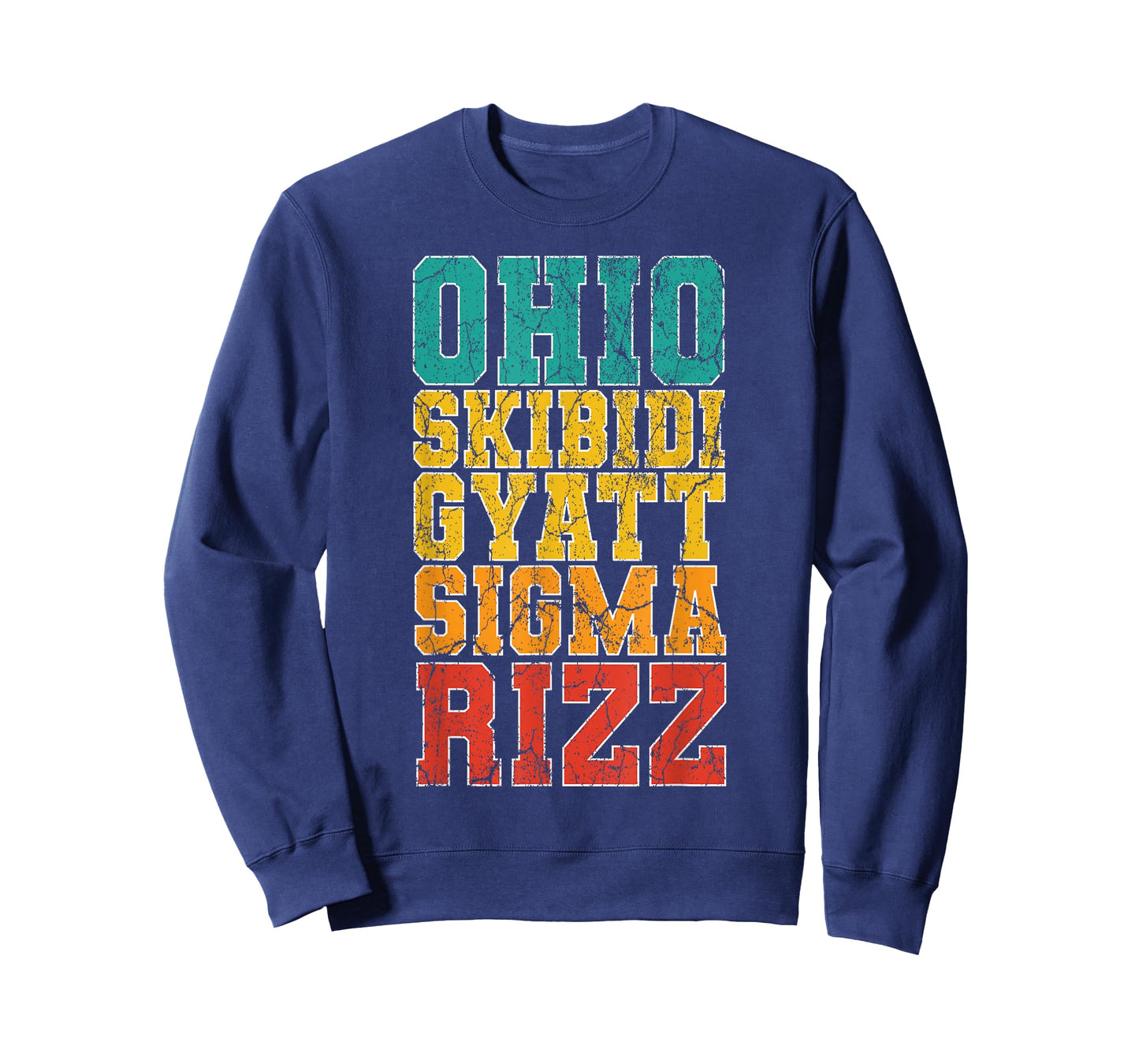 Vintage Skibidi Rizz Ohio Sigma Funny Rizzler Gifts Graffiti T-Shirt