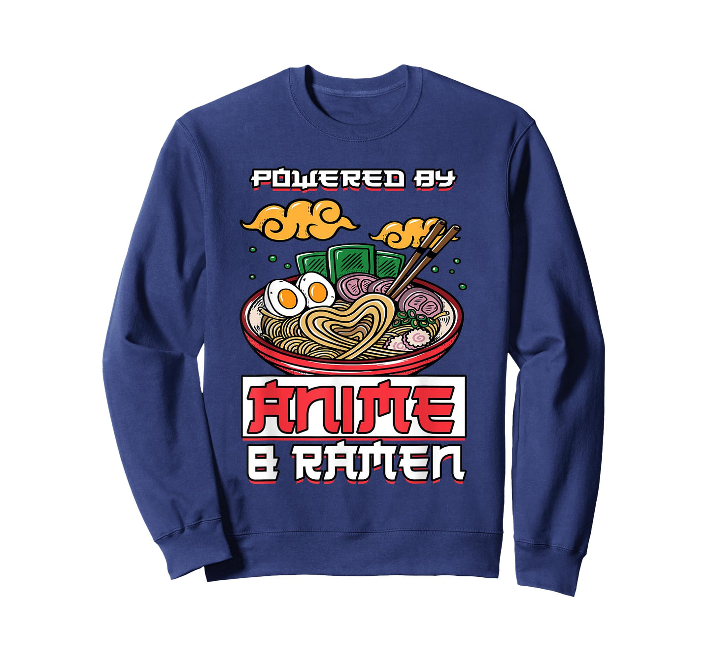 Powered by Anime & Ramen Merchandise Japanese Style Cute T-Shirt