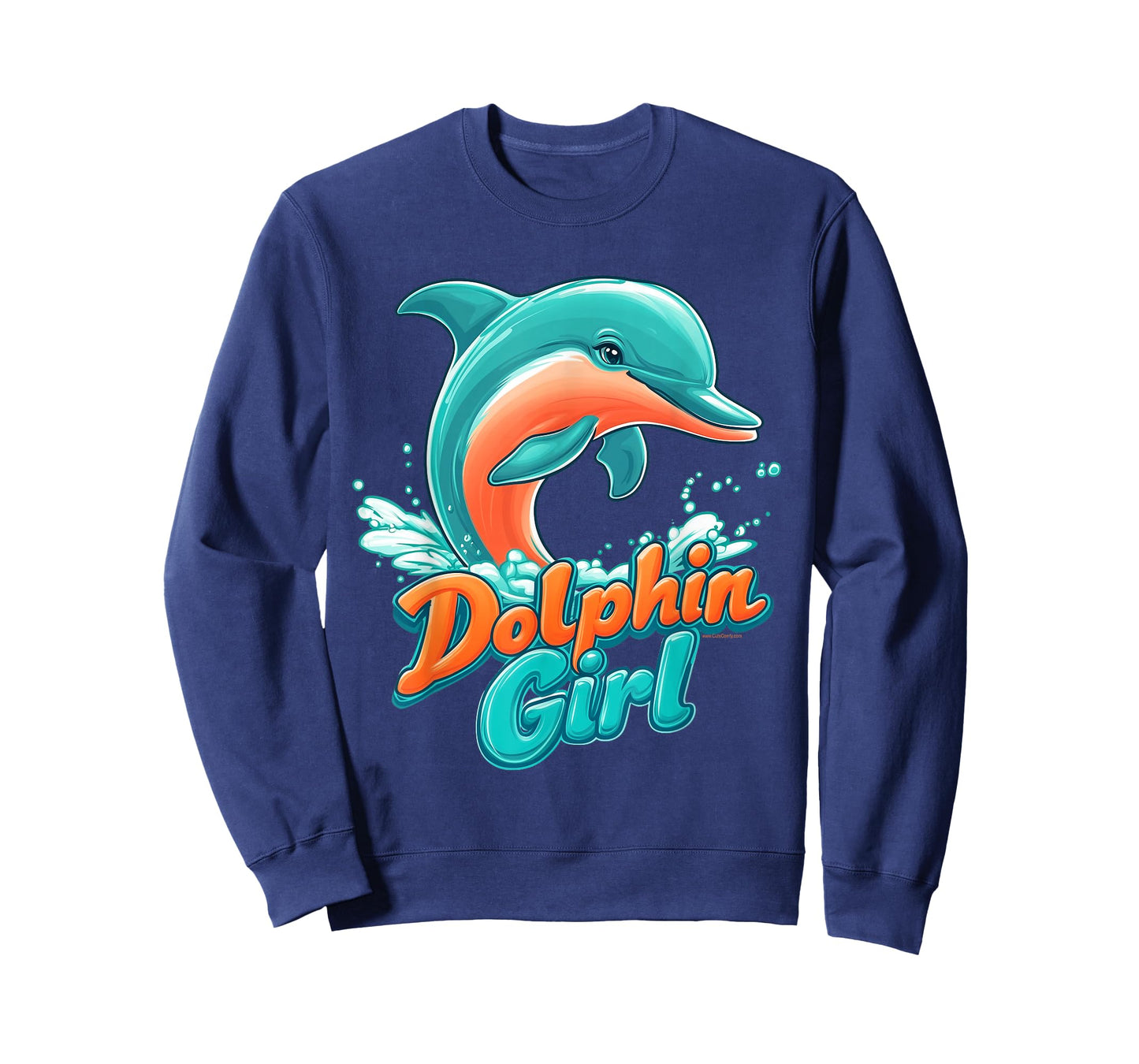 Dolphin Girl Florida Souvenir Miami Beach Gift for Women T-Shirt