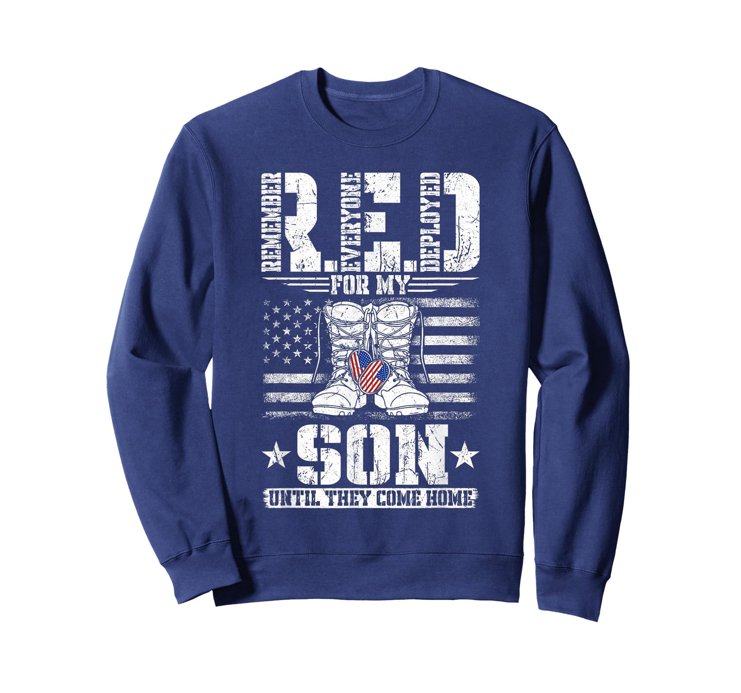 RED for my Son Remember Everyone Deployed RED T-Shirt