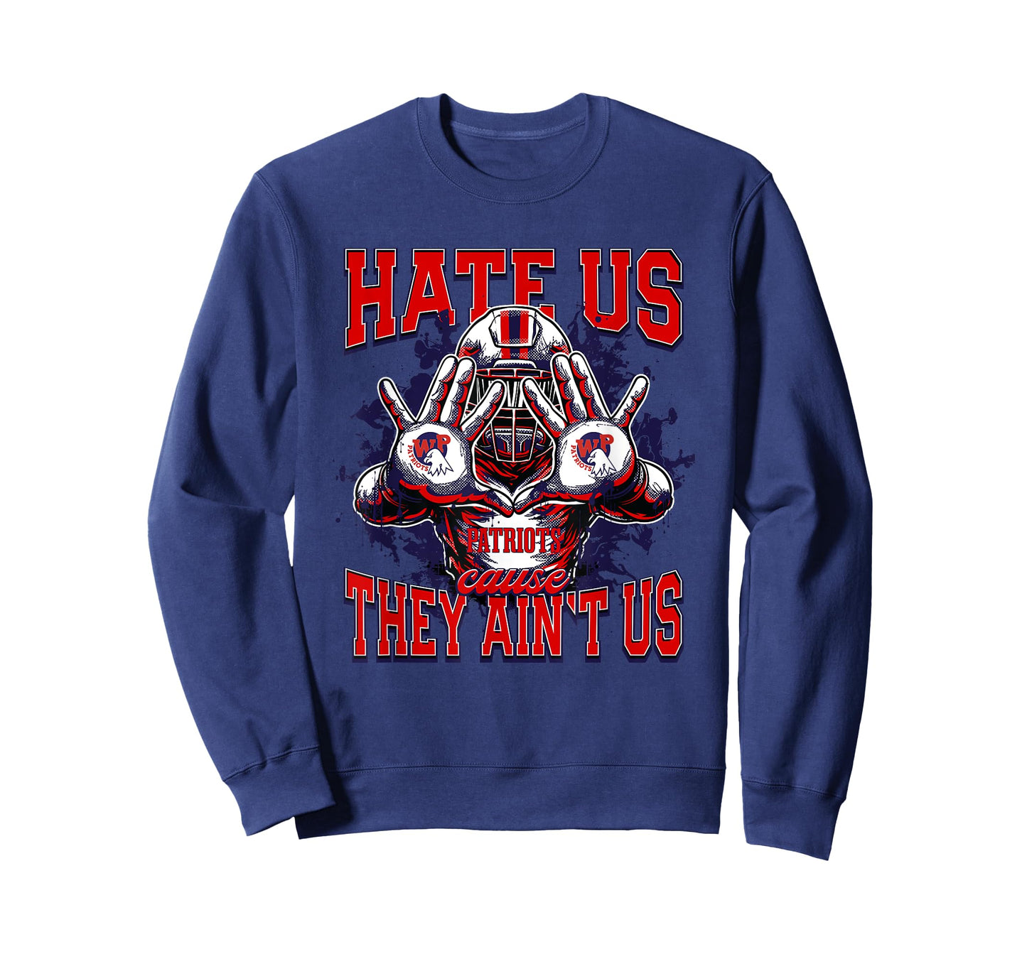 Wheeling Park Patriots Logo Hate Us Cause They Ain't HS T-Shirt