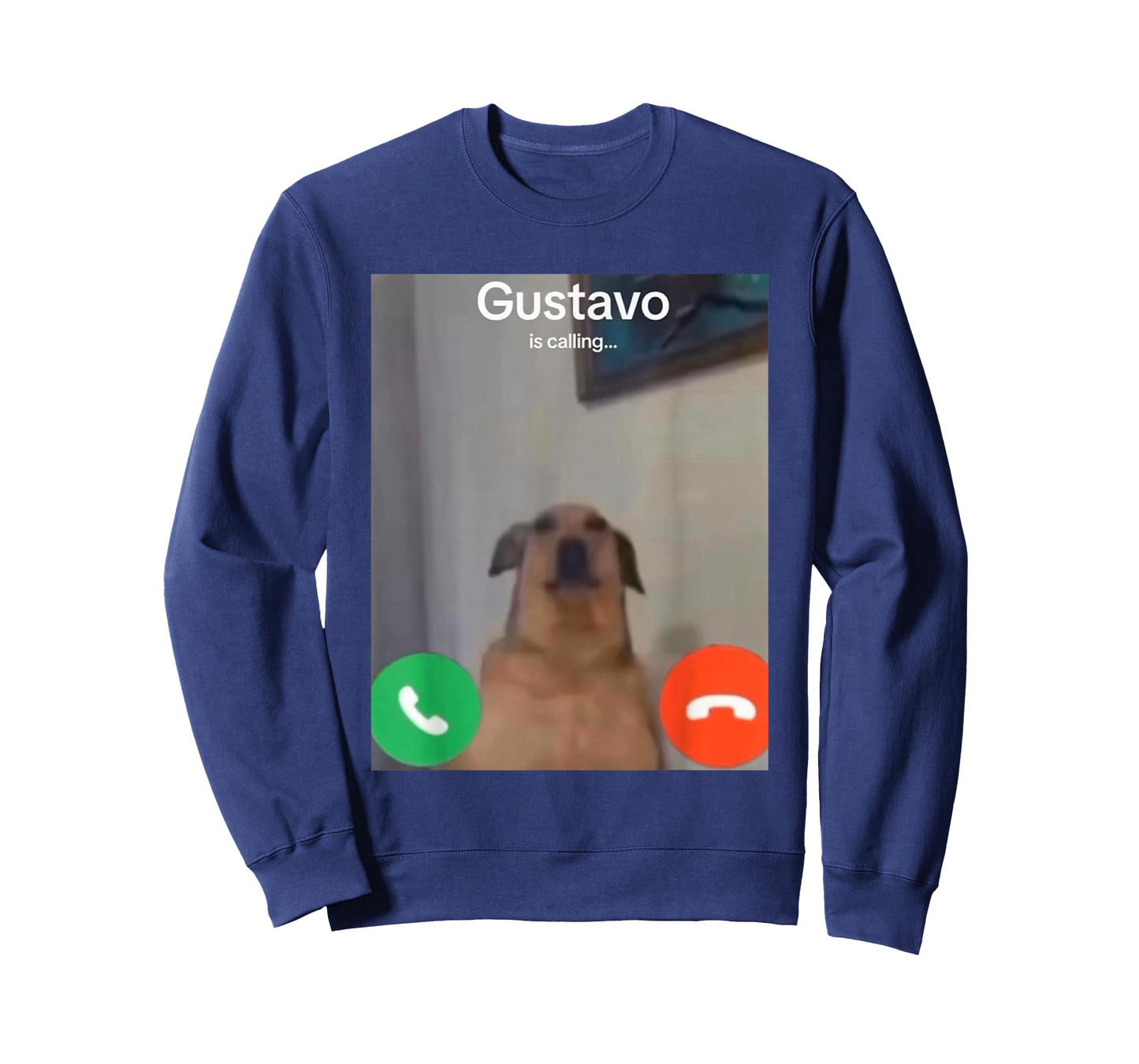 Gustavo The Dog is Calling Funny Meme Gen Z Alpha Brainrot T-Shirt