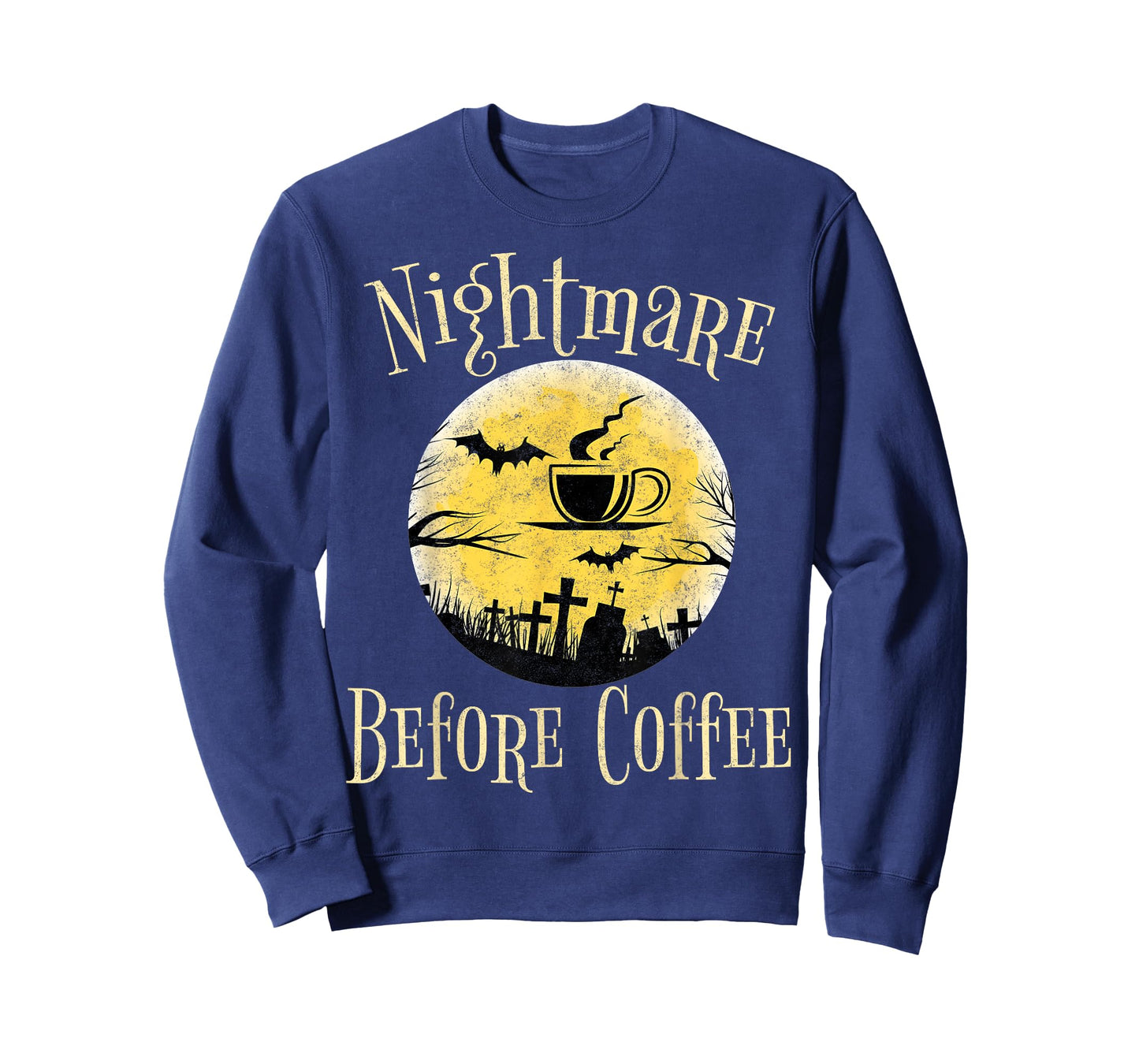 Funny Halloween Costume Shirt Nightmare Before Coffee T-Shirt
