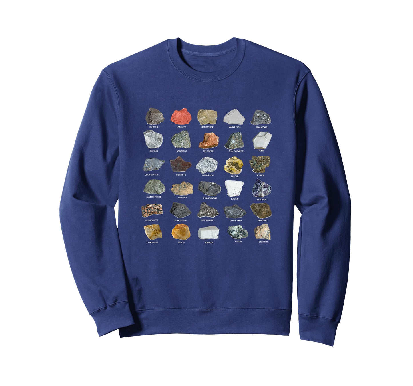 Ore Minerals Gemstones and Crystals Rock Collecting T-Shirt