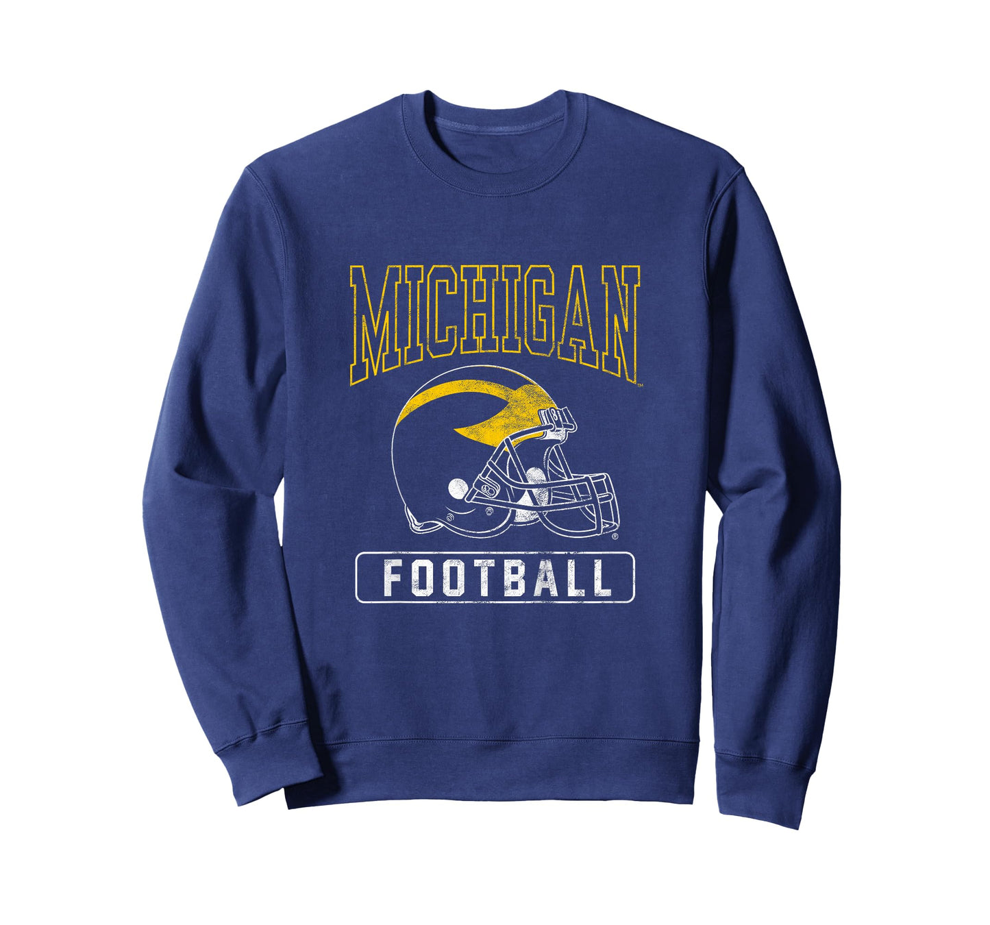Kids University of Michigan Wolverines U of M Football Helmet T-Shirt