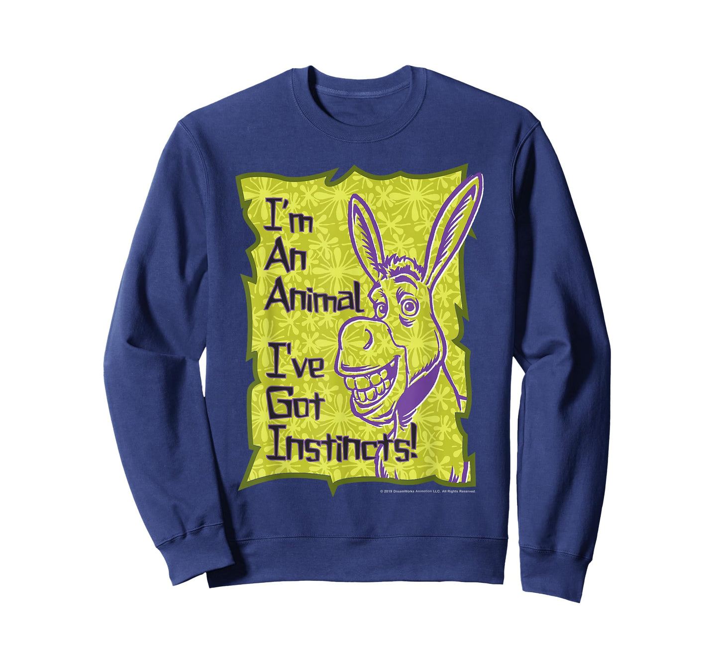 Shrek Donkey I'm An Animal I've Got Instincts T-Shirt
