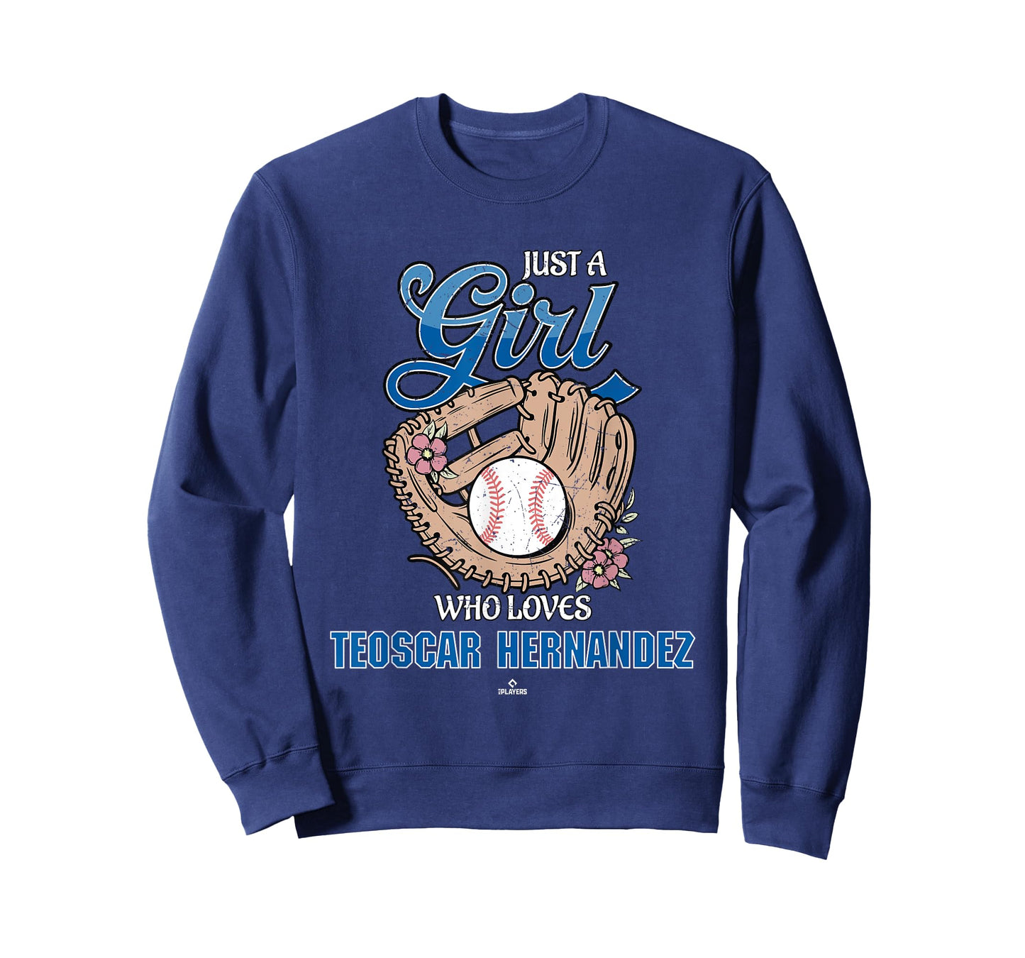Just a Girl Who Loves Teoscar Hernandez Los Angeles Baseball T-Shirt