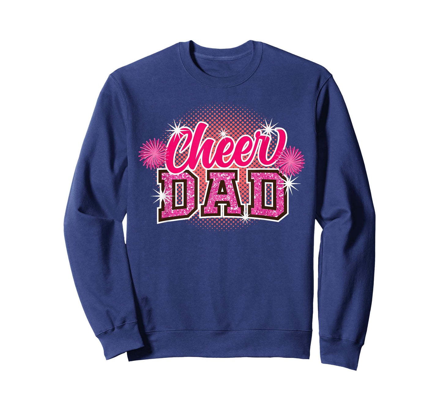 Cheer Dad Father's Day Cheerleader Papa Daddy Cheerleading T-Shirt
