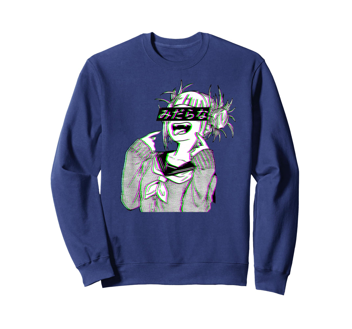 Waifu Anime Neko | Vaporwave | Glitch Manga Girl T-Shirt