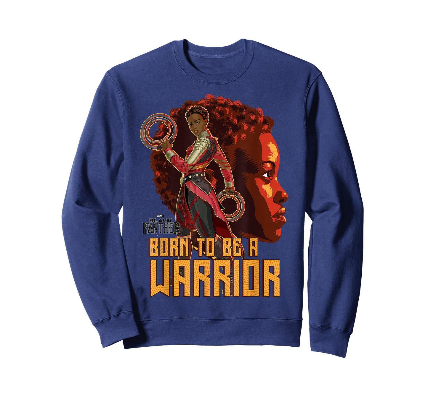 Marvel Black Panther Movie Nakia Profile Graphic T-Shirt T-Shirt
