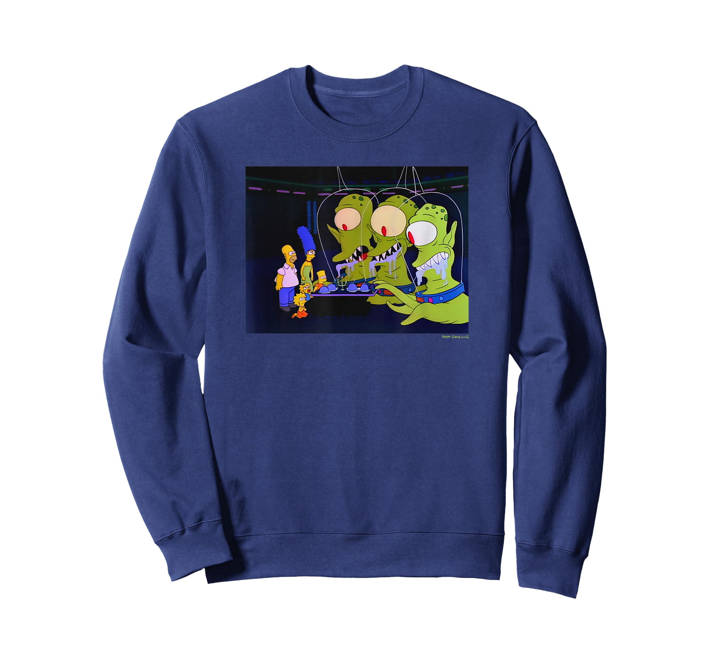 The Simpsons Treehouse Of Horror Alien Halloween V-2 T-Shirt