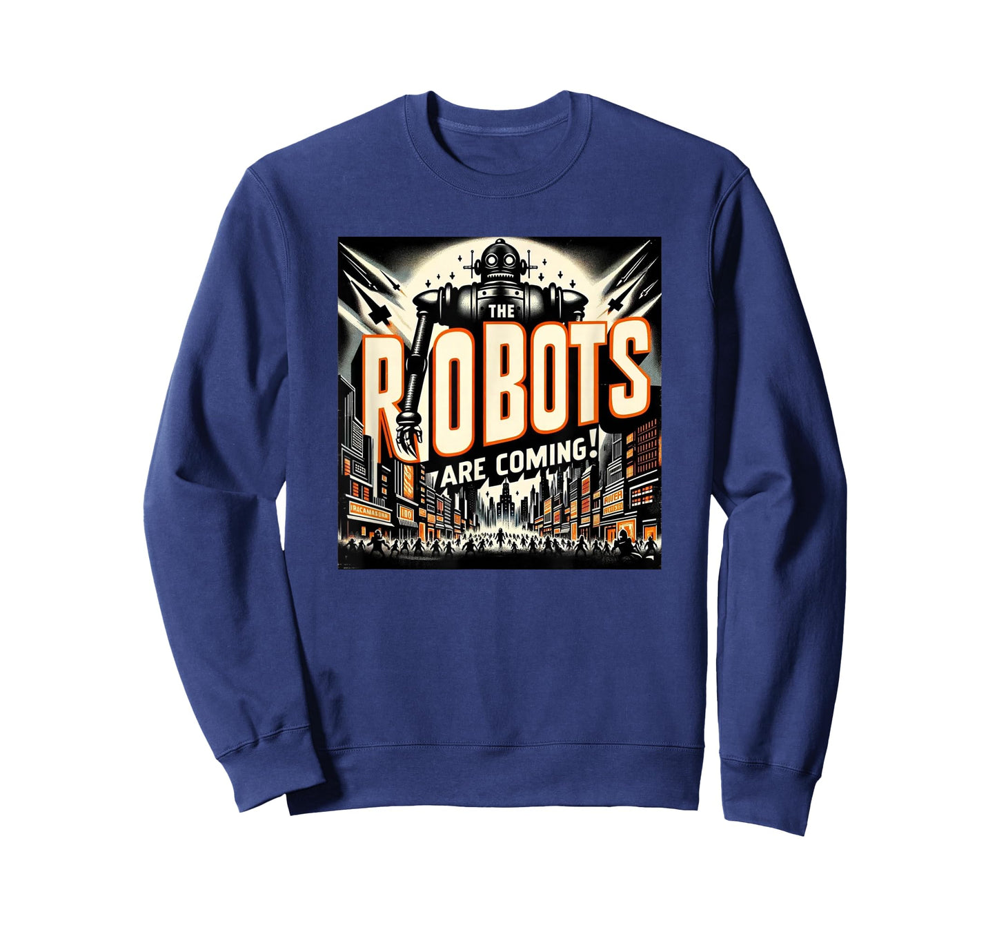 The Robots Are Coming - Classic Style Horror Design T-Shirt