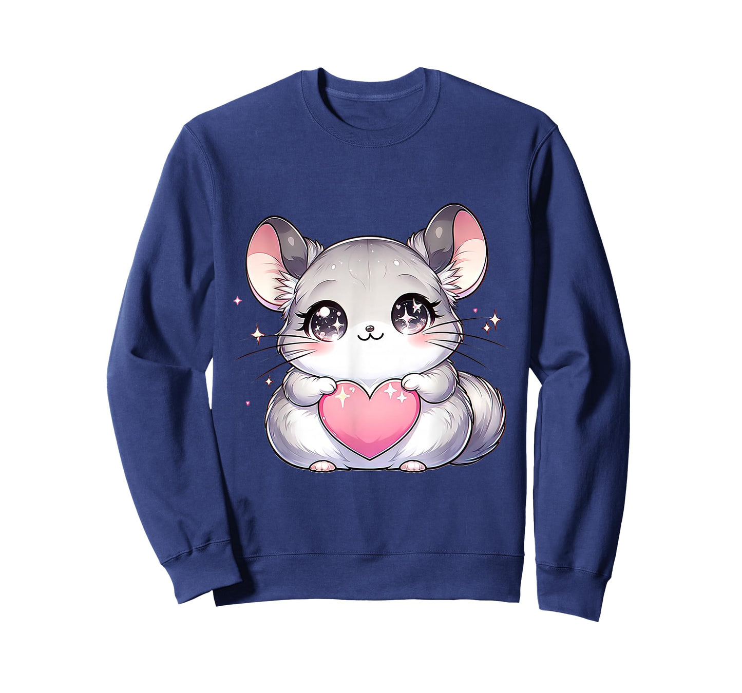 Kawaii Chinchilla Valentines Day Kids Teen Girls Otaku T-Shirt
