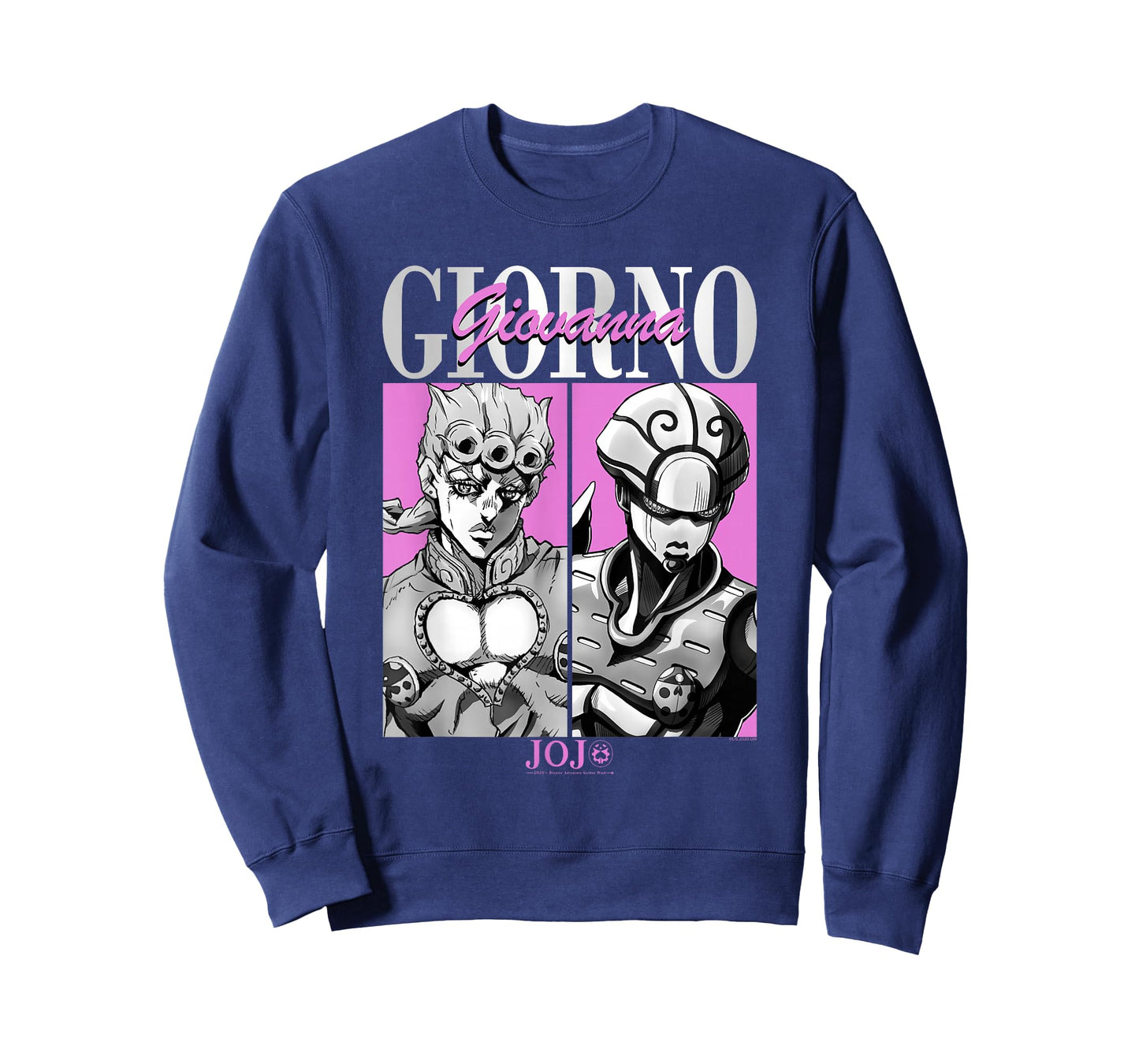 JoJo's Bizarre Adventure Giorno & Golden Wind Panels Anime T-Shirt