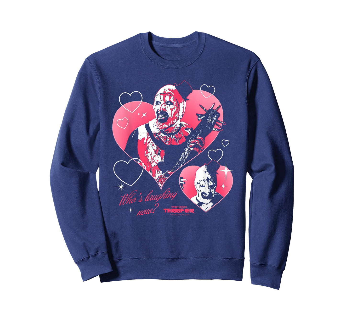 Terrifier I Heart Art Creepy Valentine's Day Horror Movie T-Shirt