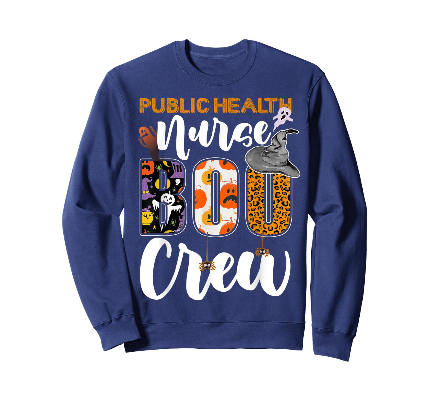 Public Health Nurse Boo Crew Halloween Matching T-Shirt