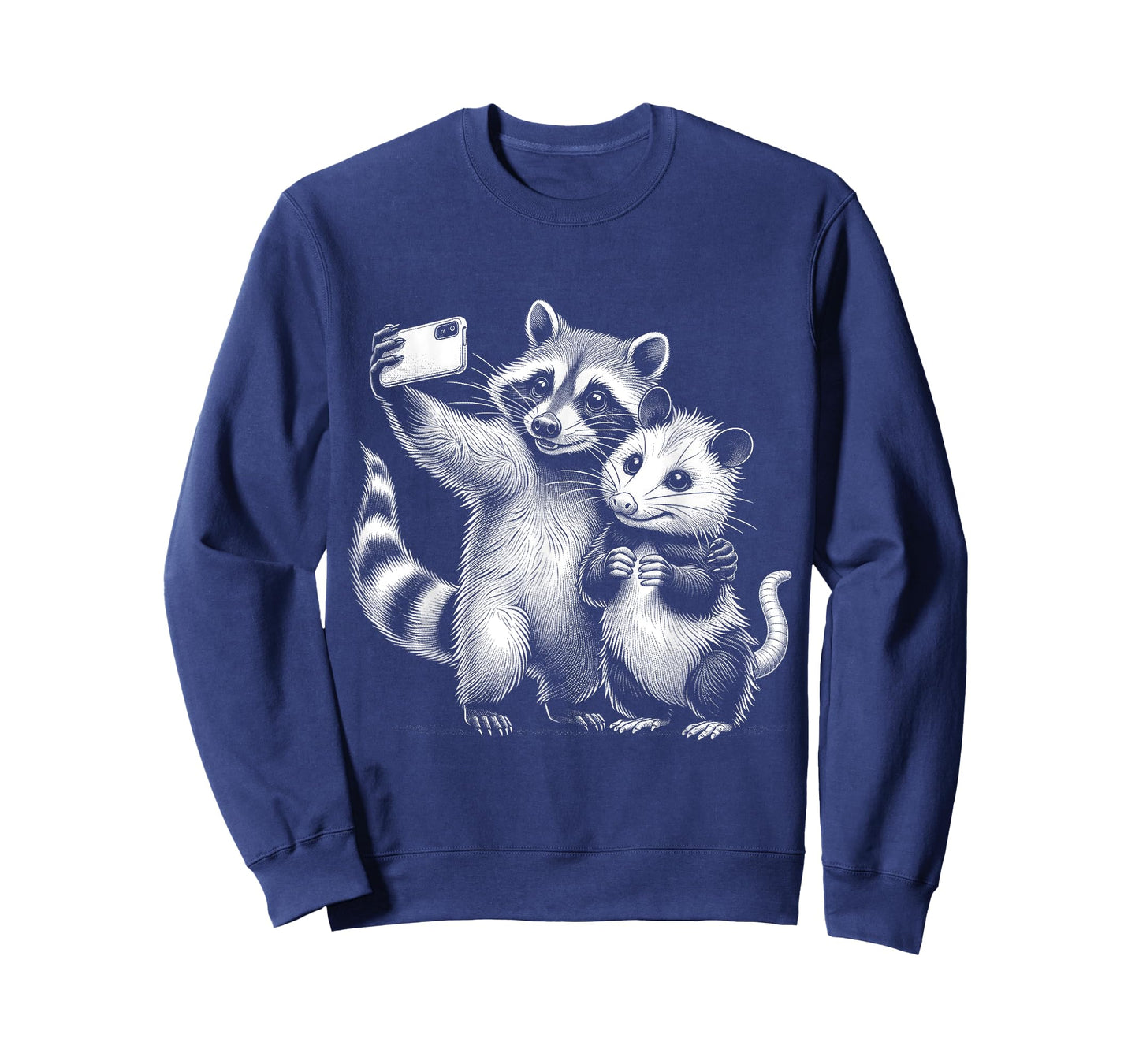 Opossum Racoon Selfie Funny Meme Wild West Possum Graphic T-Shirt