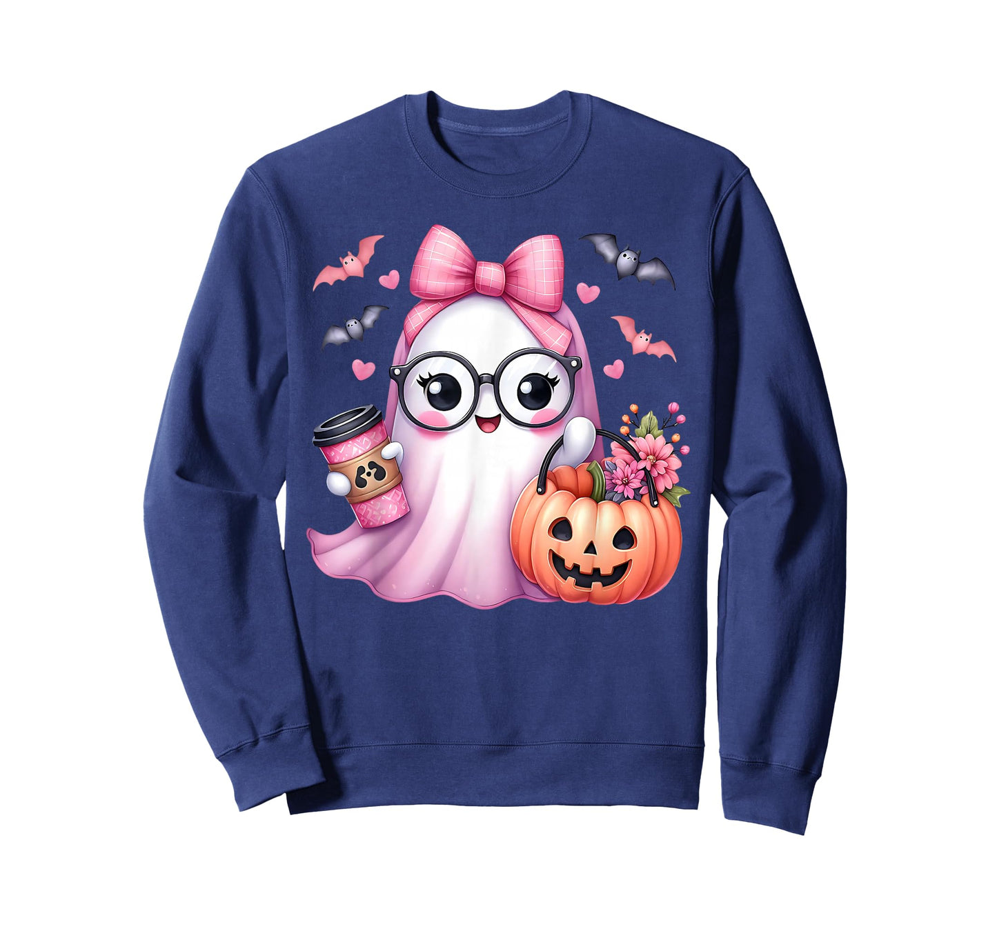 Cute Pink Ghost Boo Halloween Costume for Girl Kids Toddler T-Shirt