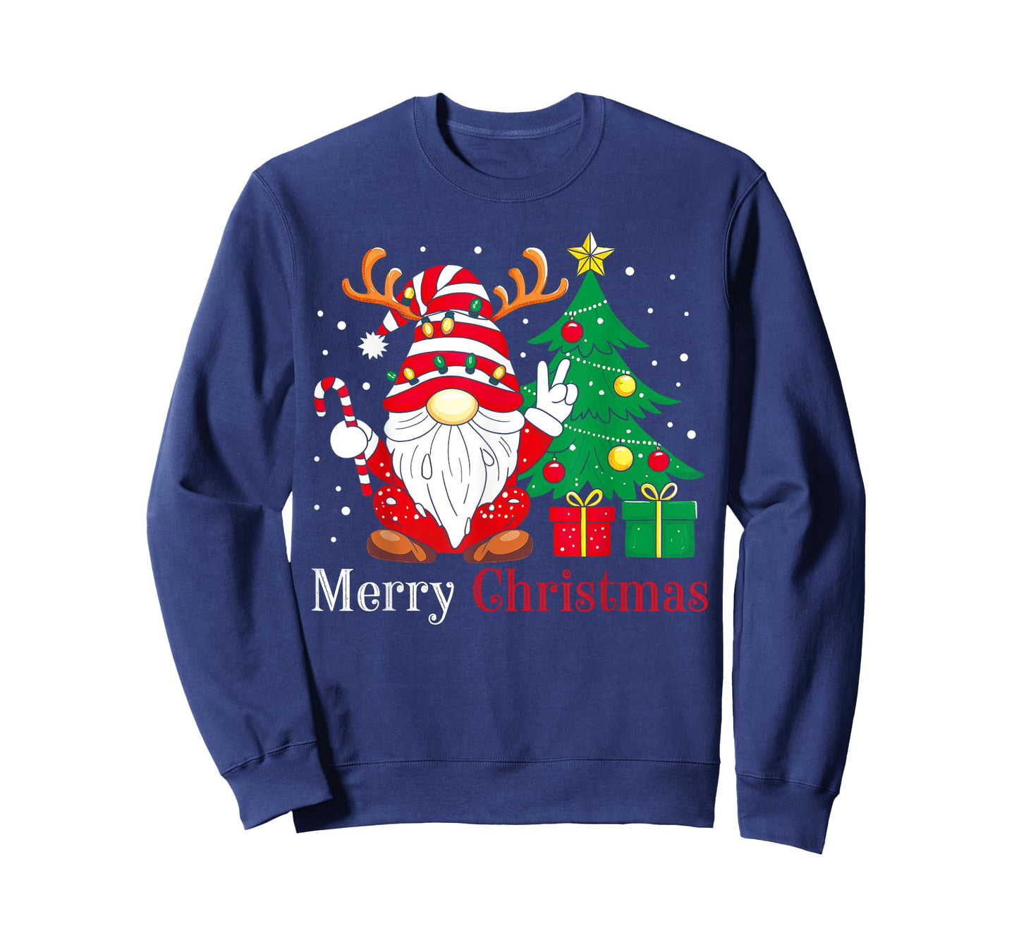 Family Xmas Holiday PJs Women Men Merry Christmas Gnomes T-Shirt