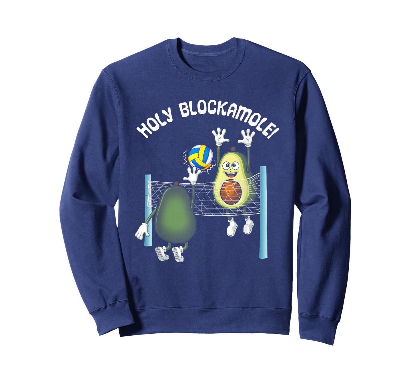 Holy Blockamole! Guacamole Player Blocker Volleyball T-Shirt