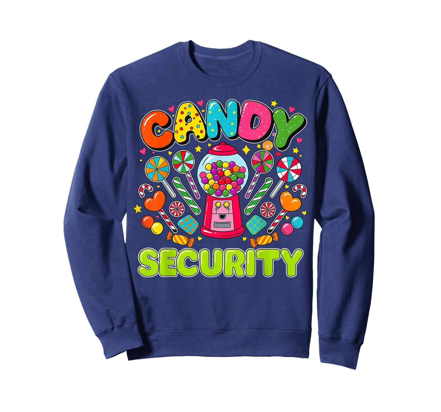 Candy Security Candy Costume Funny Candy Squad Women Girls T-Shirt