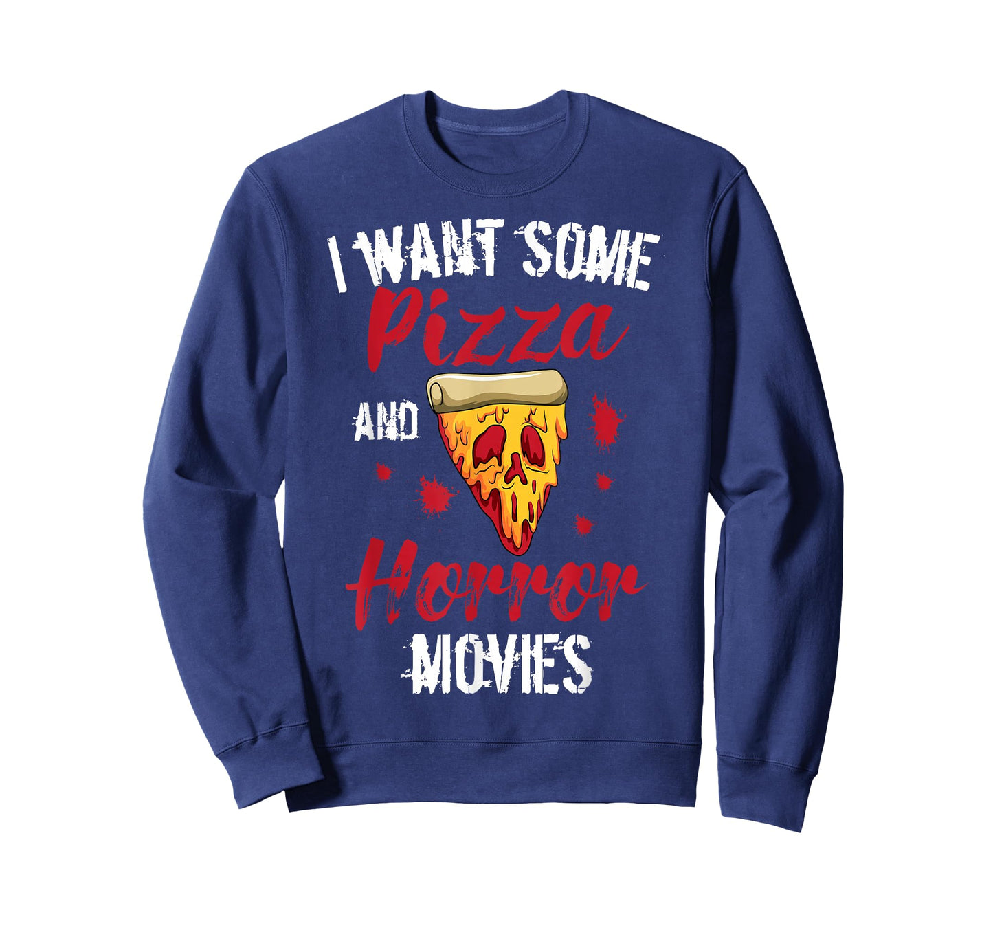 Horror Movies Scary Slasher Splatter Film Pizza Day Pizzeria T-Shirt