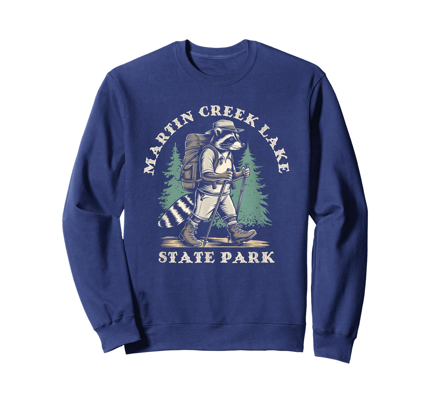 Martin Creek Lake State Park TX Hiking Backpacking Raccoon T-Shirt