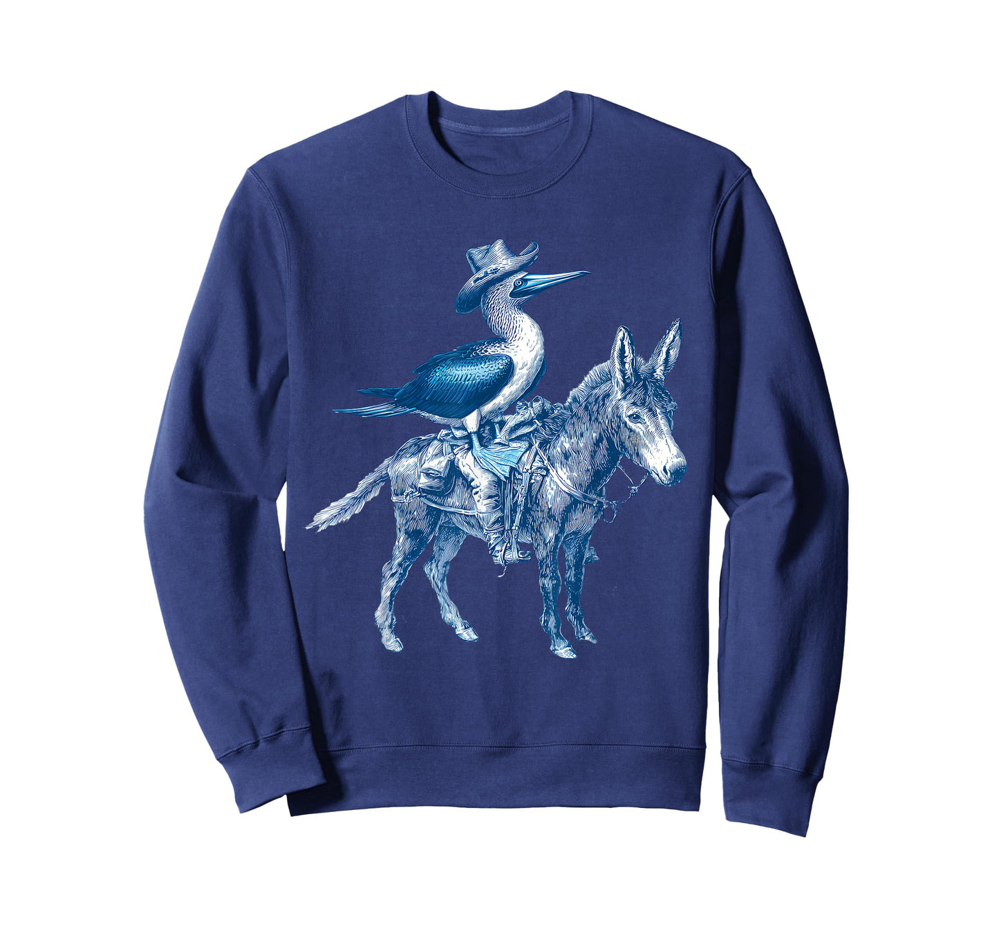 Blue Footed Booby Cowboy Vintage Cowgirl Western Country T-Shirt