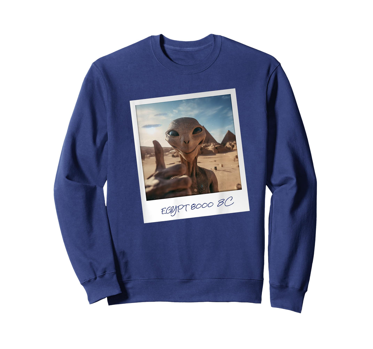 Aliens Building Pyramids UFO Conspiracy Theory Sarcasm T-Shirt