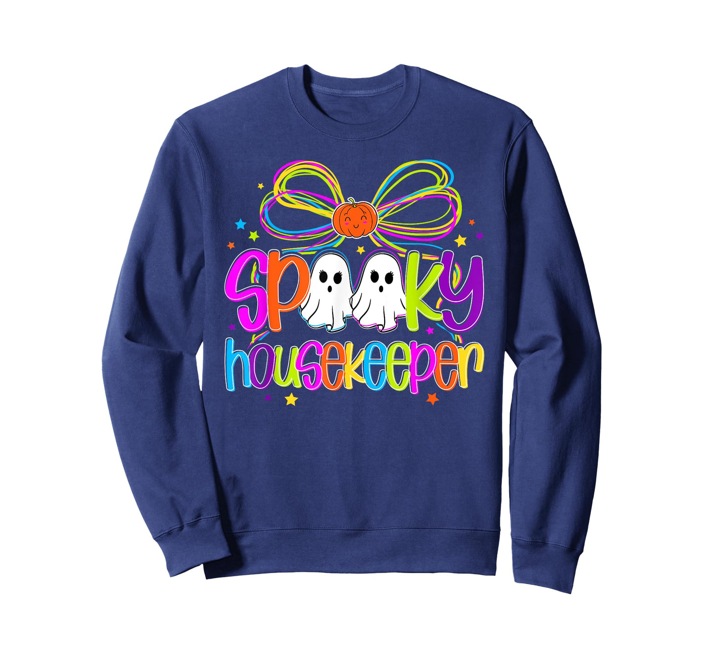 Spooky Housekeeper Halloween Housekeeping Coquette T-Shirt