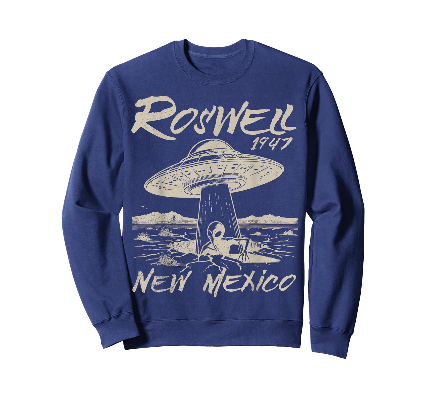 Roswell New Mexico 1947 Alien Abduction UFO Crash Vintage T-Shirt