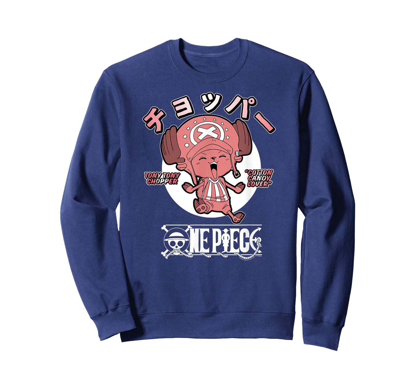 One Piece Anime Chopper Cotton Candy Lover with Logo T-Shirt