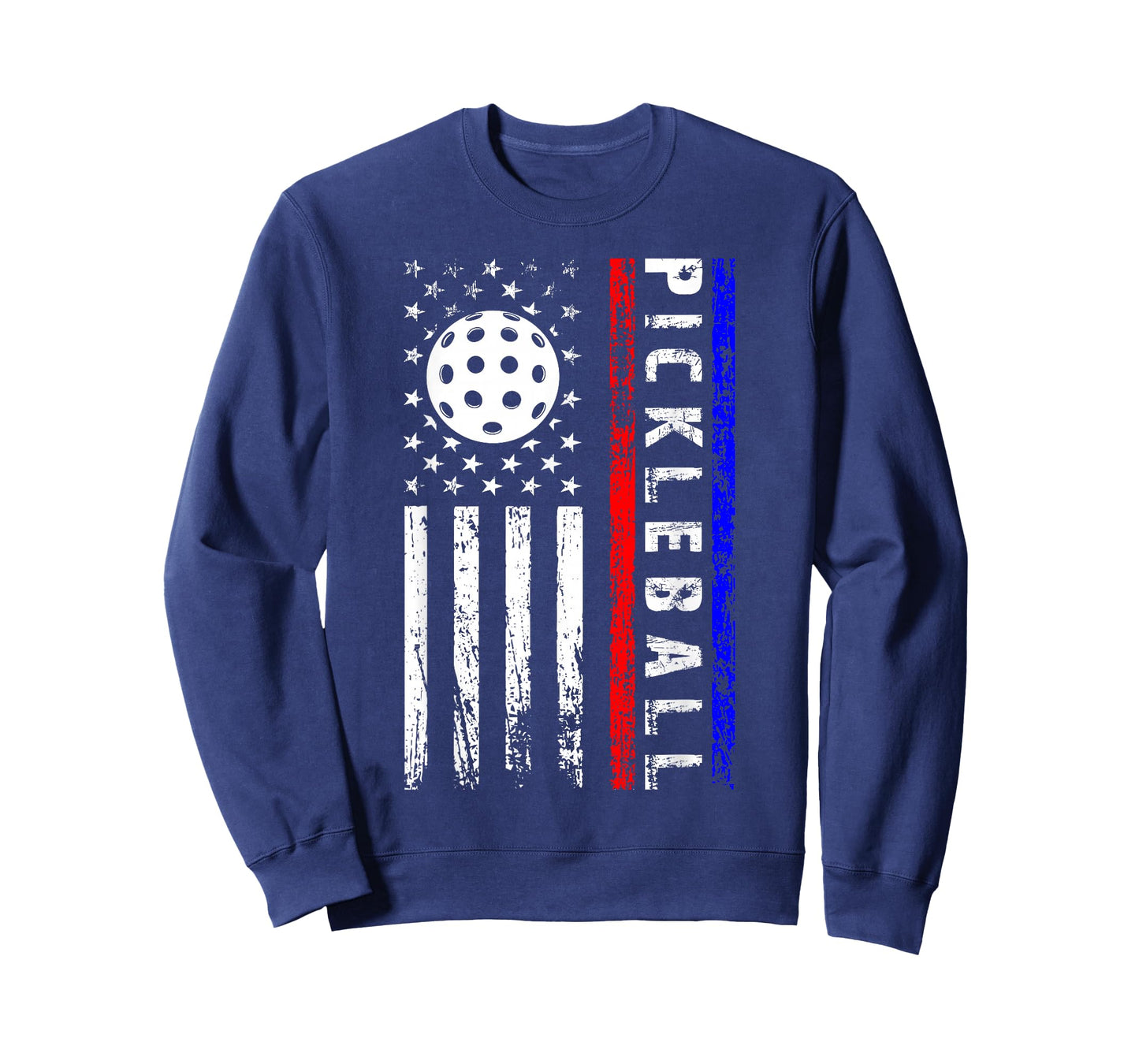 Pickleball Lovers 4th of July American Flag Pickle Ball USA T-Shirt