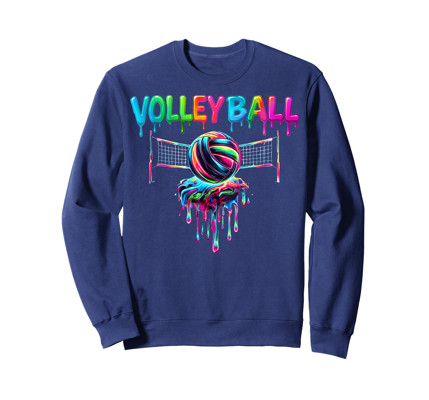 Volleyball Player Drip Ice Cream Drip Volleyball Lovers T-Shirt