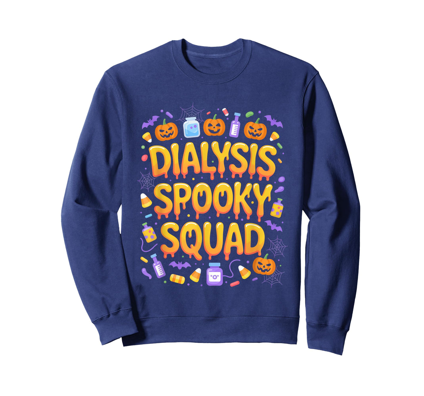 Funny Spooky Dialysis Boo Crew Halloween Theme Party T-Shirt
