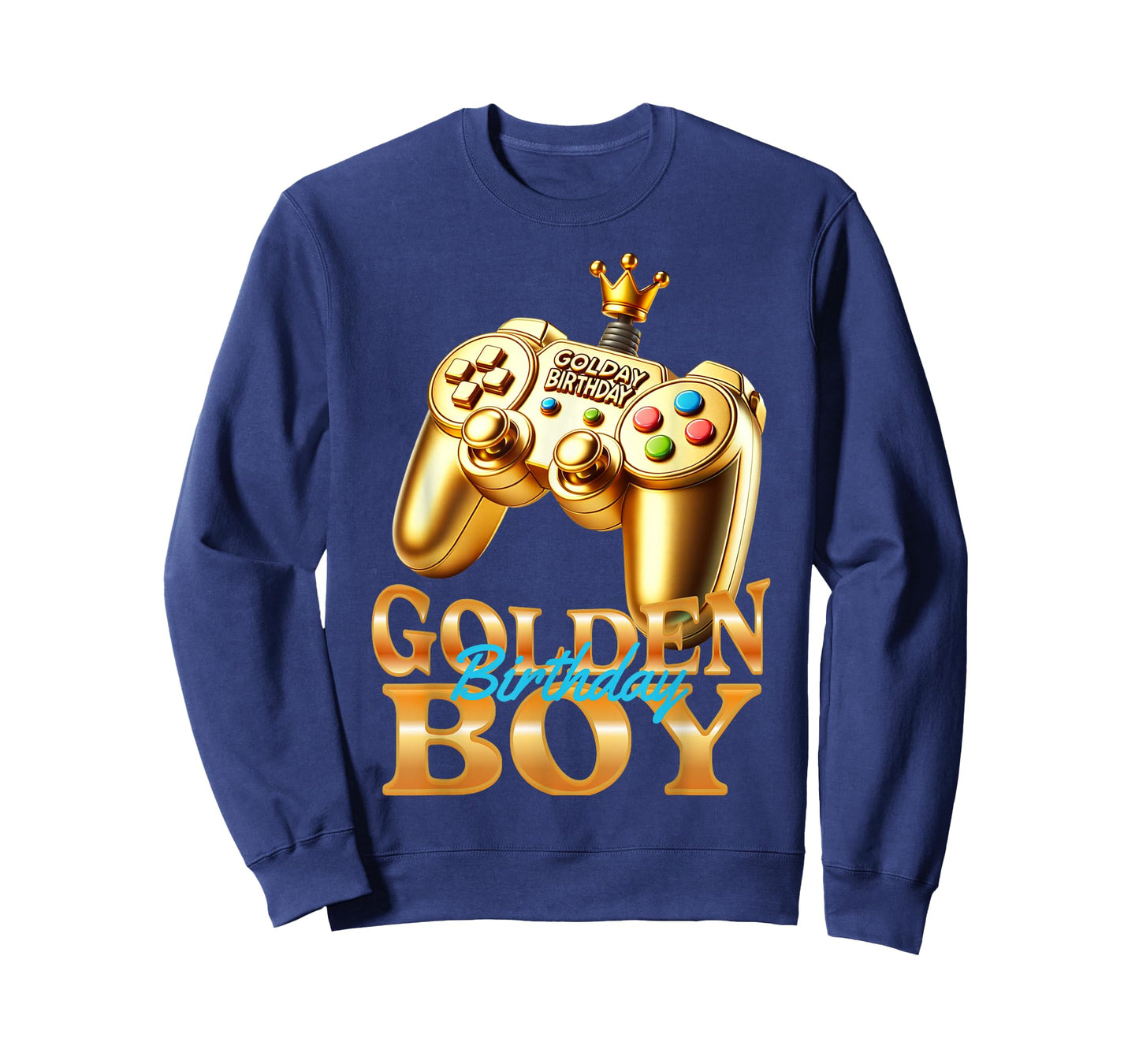 Golden Birthday Boys Bday Toddlers Birthday Party Decoration T-Shirt