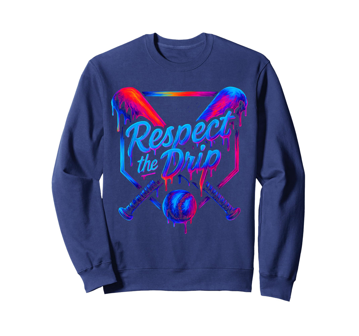 Baseball Respect The Drip Ice Cream Gaming Sport Player T-Shirt