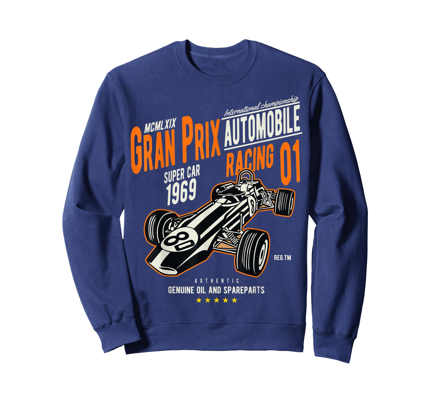 Vintage Car Racing Shirt Gran Prix 60s Auto Lovers Gift T-Shirt