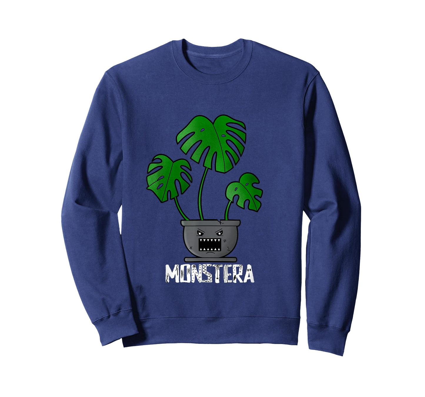 Monstera Deliciosa Plant Lover Funny Monster Dad Joke T-Shirt