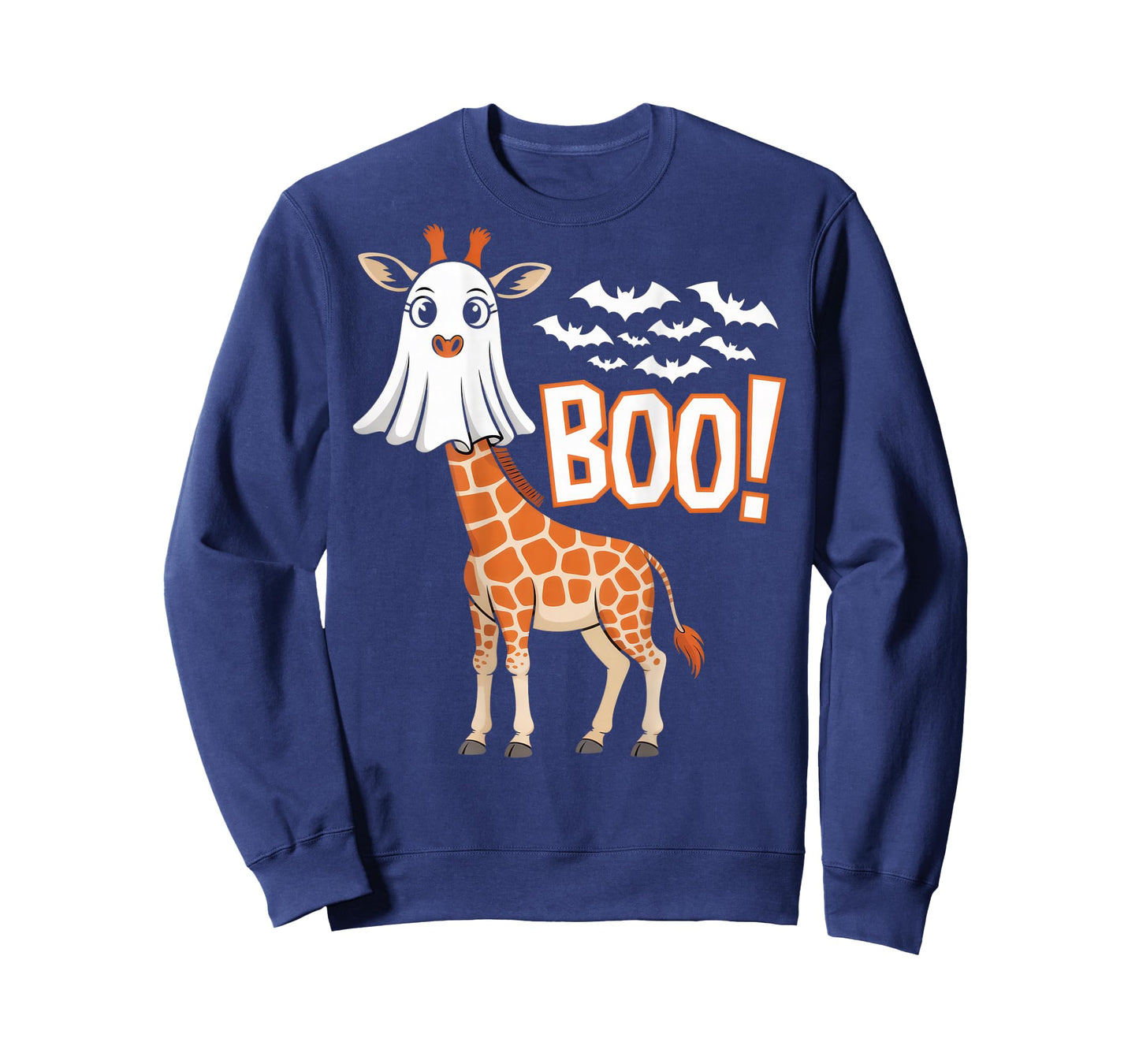 Boo Giraffe Costume Fun for Animal Lovers Halloween Vibes T-Shirt