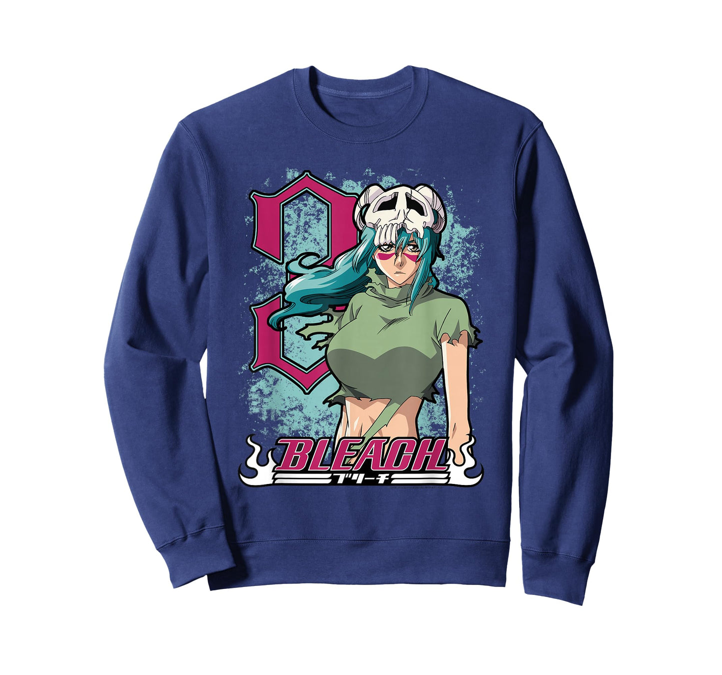 Bleach Neliel 3 with Splatter and Logo Anime T-Shirt